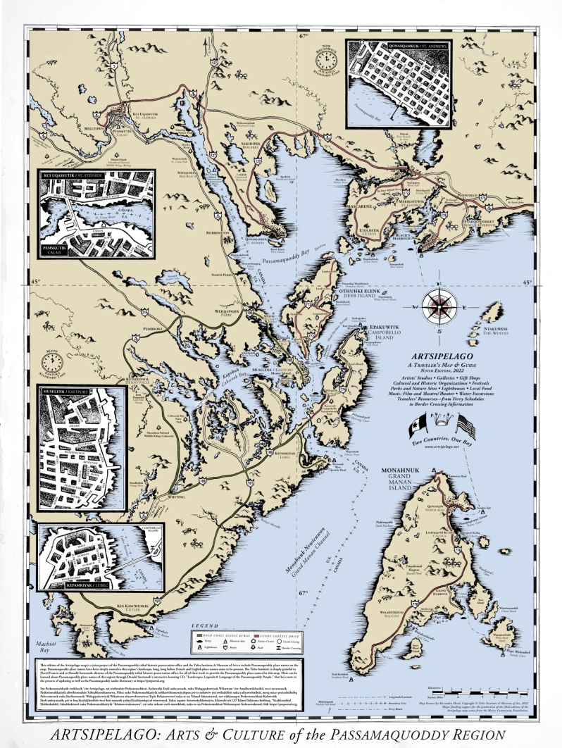 Artsipelago Map Poster